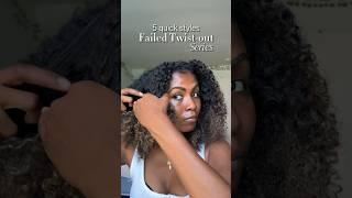 5 quick styles when your Twistout Fails #naturalhairjourney #curlyhair #hairstyles