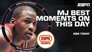 MICHAEL JORDAN HISTORY ON THIS DAY  ESPN Throwback