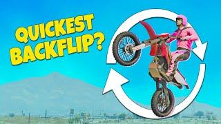 GTA 5 | Which BIKE BACKFLIPS the QUICKEST?