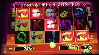 MEGA WIN - EL TORERO - Freispiele auf 10€ Einsatz in der Spielbank Casino 2020 März/ Merkur