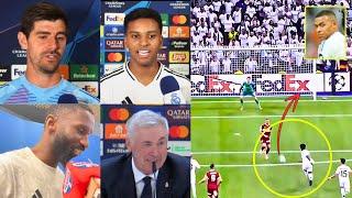 Endrick's Champions League Goal Reactions From Real Madrid Players