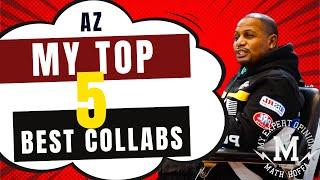 EMINEM STUDIED AZ RHYMING PATTERN ...PLUS AZ SHARES HIS TOP 5 COLLABS