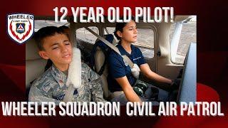 12 Year Old Civil Air Patrol Pilot | Powered Flight Full Experience