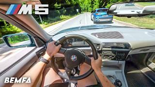 1990 BMW E34 M5 POV Drive | Amazing S38 Sound | 4K