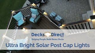 Ultra Bright Technologies Solar Post Cap Lights