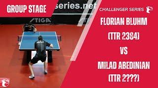 Florian Bluhm (TTR 2384) vs Milad Abedinian (TTR 2???) | Week 9