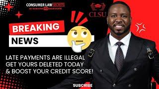 How To Delete Late Payments, And Boost Your Credit Score! FREE!