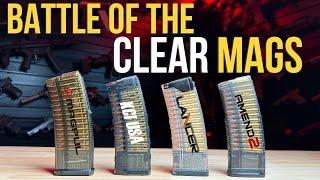 Which Clear AR-15 Mag is BEST? | MagPul T-Mag vs. Lancer L5 vs. KCI USA vs. Amend2 Mod-C