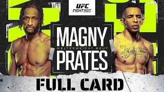 UFC Fight Night - Magny vs. Prates Full Card Preview & Predictions