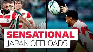 BRAVE BLOSSOMS  Best Japan Offloads from Rugby World Cup 2019