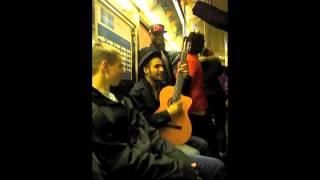 Amazing Freestyle artist on New York Subway - Akil Dasan