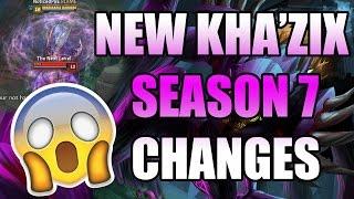 NEW KHA'ZIX SEASON 7 CHANGES l RIDICULOUS DAMAGE l NEW DUSKBLADE - Noticed