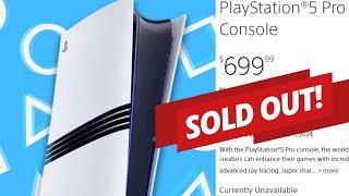 THE PS5 PRO OFFICIALLY SOLD OUT! YOU CANNOT BUY THE PLAYSTATION 5 PRO ANYMORE! MORE RESTOCKS IN 24HR