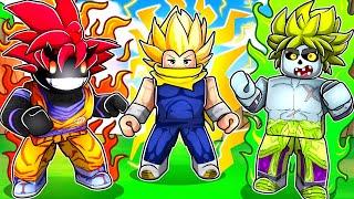 We Became the STRONGEST SAIYANS in ROBLOX Z Battlegrounds...