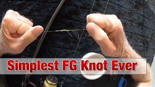 Simple Way to Tie an FG Knot... No Knot Skills Required!