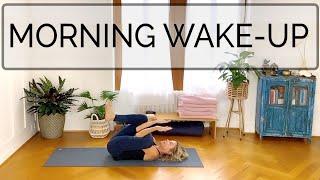 Morning Yoga | Bed-Head Wake-Up | Gentle Intermediate | 50 min | Cat de Rham | Online Yoga Teaching