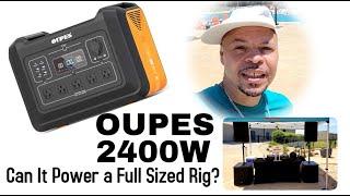 DJ Gig Log | OUPES 2400W Battery Inverter | Can It Power a Full Sized DJ Rig? | 6-15-24