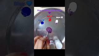 How to make purple colour by mixing #shorts #youtubeshorts #ytshorts