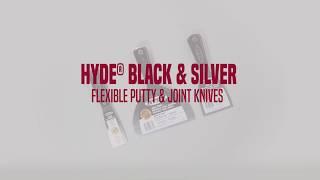 Hyde® Black & Silver® Flexible Putty and Joint Knives