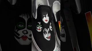 KISS Vans #handpainted #custompainting #customartist #sneakerartist #kiss #kissband #genesimmons