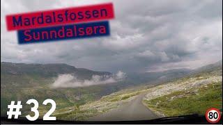 Mardalsfossen - Sunndalsøra (Aursjøvegen) [Driving Norway #32]