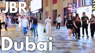 Dubai Winter Walk [ 4K ] Friday Night JBR, The Beach | Walking Tour