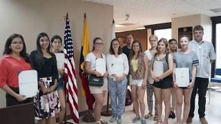 Visita a la cámara Americana por alumnos Dualen Hochschule Baden-Württemberg Mosbach,