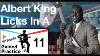 Albert King Licks in A - Guided Practice 11