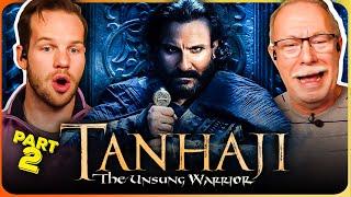 TANHAJI: THE UNSUNG WARRIOR Reaction Part 2/2 | Ajay Devgn | Kajol | Saif Ali Khan |