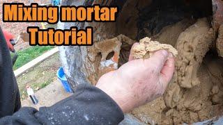 How To Mix Bricklayer's Mortar (White Cement)