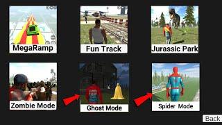Horror Mode + Spiderman Mode  in Indian Bike Driving 3D Update || New Update in Indian bike driving