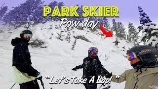 Olympic & X Games medalists shred Utah pow, Colby Stevenson and Mac Forehand #skiing #powder  #POV