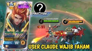 UPDATE !! BEGINI CARA FARMING, LANING DAN BUILD CLAUDE TERBARU SETELAH UPDATE! - Mobile Legends