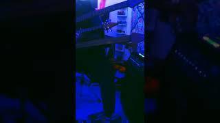 Guy plays crazy 3 neck guitar!