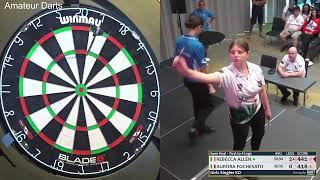 Rebecca Allen vs Aurora Fochesato  Semi-Final  WDF Europe Cup Youth 2023