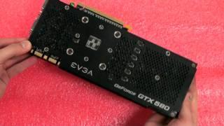 EVGA GTX 580 Backplate & High-Flow Bracket Installation