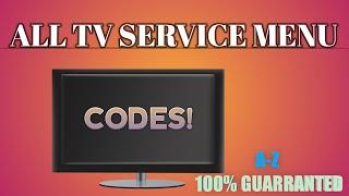 #servicecode ALL TV SERVICE CODES   ALL TV SERVICE MENU   #LED LCD PLASMA CRT TV SERVICE #CODES MENU