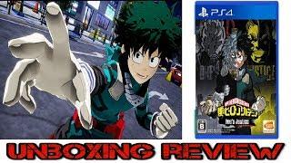 My Hero Academia: One's Justice PS4 Game Unboxing Review.