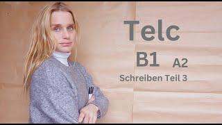 TELC - B1 A2 - Schreiben Teil 3