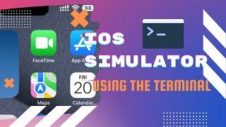 How to open iOS simulator using the Terminal on MacOS