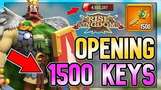 Opening 1.5 MILLION Gems Worth of Sovereign Keys! | Rise of Kingdoms