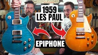 We Compared A REAL 59 Burst To An Epiphone Les Paul