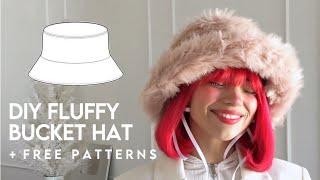 Faux Fur Bucket Hat + FREE PATTERNS!