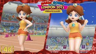 All Events (Daisy gameplay) | Mario & Sonic at the London 2012 Olympic Games for Wii ⁴ᴷ