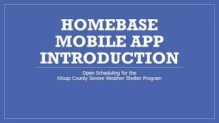 HOMEBASE   Mobile App Video