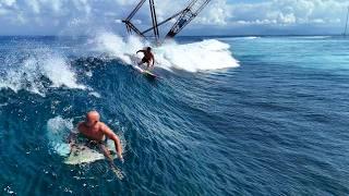 Surfing Over Crystal Clear Water - Shipwrecks, Nusa Lembongan