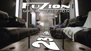 Meet the Fuzion Impact Edition 3423 - A Toy Hauler with 23 Ft of Garage Space!