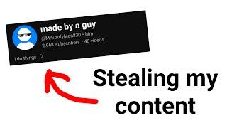 The Person Who Is Stealing My Content...