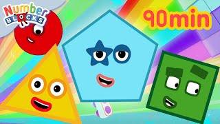 Numberblocks en Español | Episodios completos - 90 minutos de Matemáticas para niños | Numberblocks