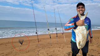 NUNCA SUBESTIME ESSA ISCA NA PESCA DE PRAIA, O PEIXE GRADE NÃO RESISTE!!!